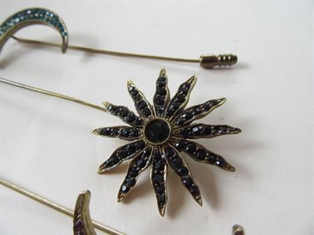 Rhinestone Stick Pins Lot Never Used