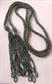 1920's Glass Beaded Lariat Tassel Necklace Flapper Gatsby