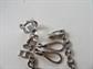 Crown Trifari Lot Clip Earrings Link 6 3/4