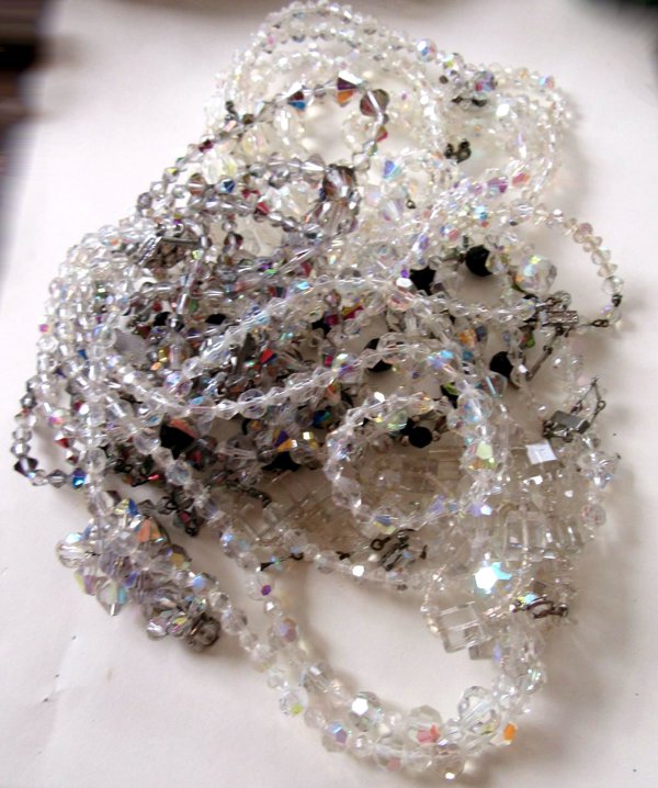 Aurora Borealis Crystal Lot Beads For Jewelry Making 