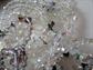 Massive Aurora Borealis Crystal Lot Beads For Jewelry Making Destash Repurpose Harvest