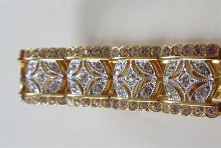 Faux Diamond Bracelet Glitz Glam