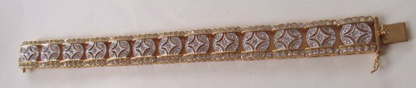 Faux Diamond Bracelet Glitz Glam