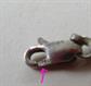 Crystal Rhinestone Rondellle Necklace Sterling Clasp