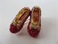 Ruby Slippers Rhinestone Pin Wizard of Oz Dorothy No Place Like Home