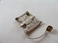 Rhinestone Computer Pin With Dangling Mouse Tech Figural