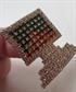 Rhinestone Computer Pin With Dangling Mouse Tech Figural