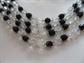 Vintage Crystal Necklaces Lot Beads THREE 