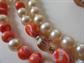 1950's Multi Strand Choker Necklace Earrings Clip Set Hong Kong