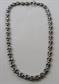Vintage Silver Tone Flower Necklace 16