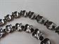 Vintage Silver Tone Flower Necklace 16