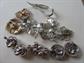 Vintage Signed Jewelry Lot Coro Sarah Coventry Monet Lisner Clip Earrings Pins