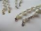 Vintage THREE Mother of Pearl Chains For Jewelry Making Never Used Supplies Destash 
