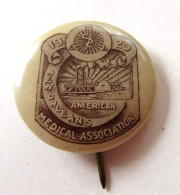1920 AMA American Medical Assoc. New Orleans Pin