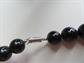 1980's funky Abstract Necklace Black and White Vintage Costume Jewelry '80's Accessories