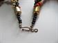 Lee Sands 1980's Cockatoo Necklace Genuine Apple Tiger Sponge Coral Tropical Birds Parrot Vintage Costume Jewelry