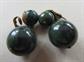 Vintage Blue Moon Bakelite Choker Necklace And Clip Earrings Set Needs Restring GORGEOUS Swirls!