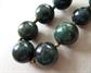 Vintage Blue Moon Bakelite Choker Necklace And Clip Earrings Set Needs Restring GORGEOUS Swirls!