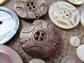 Vintage and Antique Mother of Pearl Buttons Lot Victorian to 1950's Sewing Supplies Buttons Repurpose Upcycle