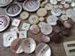 Vintage and Antique Mother of Pearl Buttons Lot Victorian to 1950's Sewing Supplies Buttons Repurpose Upcycle