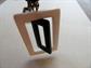 1960's Mod Lucite Clip On Earrings Black and White Vintage Costume Jewelry Go Go '60's Accessories