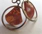 Bakelite Clip Earrings Unusual Color Vintage costume Jewelry