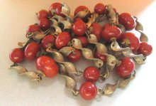 Vintage Bakelite Chain Necklace 