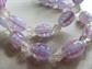 Art Glass Beads To Wear Or Destash Pale Purple and Pink  Upcycle Beads For Earrings