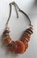 Chico's Lucite Boho Artsy Tribal Necklace Retro Costume Jewelry