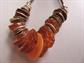 Chico's Lucite Boho Artsy Tribal Necklace Retro Costume Jewelry