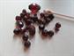 Vintage Cherry Amber? and Garnet? Loose Beads Destash Repurpose Jewelry Making
