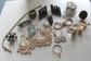 Rhinestone Harvest Lot Some Wearable Destash Repurpose Jewelry Making