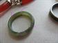 Vintage Jewelry Lot Sterling Carnelian Bracelet Mother of Pearl Jade Necklace Rings and More