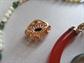 Vintage Jewelry Lot Sterling Carnelian Bracelet Mother of Pearl Jade Necklace Rings and More