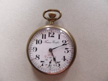 1940's Trans Pacific Pocket Watch 21 Jewels Runs Sometimes