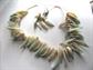 Vintage Shell and Coral Chip Necklaces Pucca Take Apart or Wear Tiki Luau Beach Cruise Jewelry