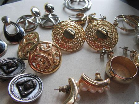 Vintage Earrings Lot All Wearable