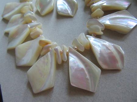 Vintage Mother of Pearl Necklaces 