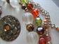 Vintage Jewelry Lot 1950's and Up Necklaces Rhinestone Pin Earrings Copper Bracelet