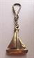 Vintage Sold Brass Sailboat Key Ring Cottage Lake Boathouse Keyring Nautical Sailing
