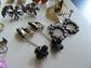 Vintage Earrings Lot Rhinestone Art Glass And More Clips and Screw Backs