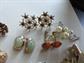 Vintage Earrings Lot Rhinestone Art Glass And More Clips and Screw Backs