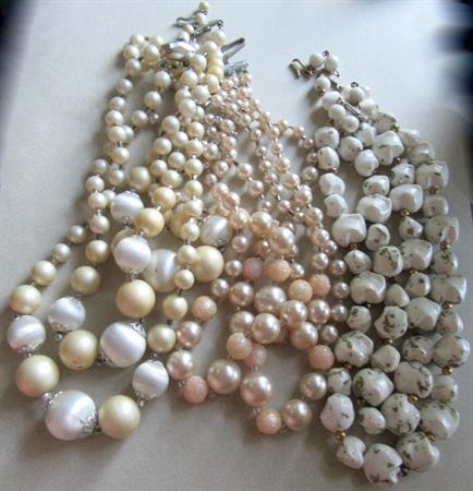Vintage Multi Strand Beads Lot For Jewelry Making Destash Repurpose