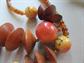 Vintage 1980's Sponge Coral and Wood Tribal Necklace 
