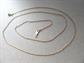 14k Gold Fine Chain Has Two Knots 0.5 Grams Fine Jewelry