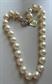 Vintage Large Cream Glass Pearls With Original Tag Never Worn