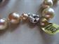 Vintage Large Cream Glass Pearls With Original Tag Never Worn