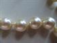 Vintage Large Cream Glass Pearls With Original Tag Never Worn