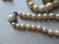 Vintage Faux Pearl Necklace Lot 1950's Multi Strand Beads
