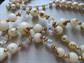 Vintage Faux Pearl Necklace Lot 1950's Multi Strand Beads